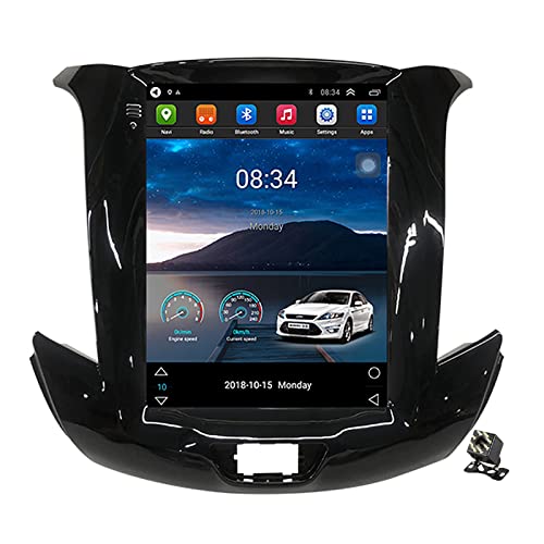 9.7'' Car Stereo Radio Bluetooth for Chevrolet Cruze 2015-2020, Android 11 Multimedia Player with GPS Navigation/Carplay/Android Auto/WiFi/SWC/FM/RDS+Backup Camera,Ts1/1+16g