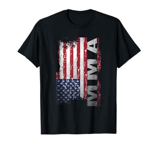 USA Flag MMA Mixed Martial Arts T-Shirt T-Shirt