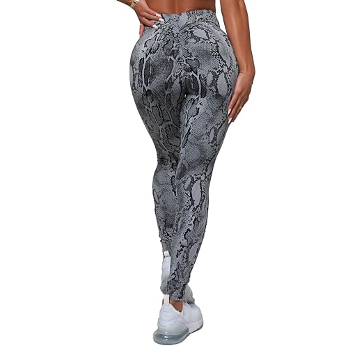 LiCi Fit Women's V-Cut Scrunch Leggings – High-Waisted, Buttery-Soft, 4-Way Stretch with Hidden Pocket (US, Alpha, X-Large, Regular, Regular, Grounded)