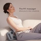 Mebak Massage Gun 4 Heads, 4X More Efficient Pain Relief Massager with Near-Infrared LED, Rechargeable Massage Gun Deep Tissue for All Body, 6mm Amplitude, Type-C Charging, Gifts for Men & Women