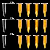 Ackers Science 500Pcs 1.5ml Polypropylene Graduated Microcentrifuge Tubes with Snap Cap,Natural