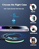 15w Galaxy S24 Ultra Wireless Charging Pad for Samsung Galaxy S24 Ultra 5G S23 Plus Z Flod 6 QI Android Wireless Charger Station for Apple iPhone 16 Pro Max 16Pro 16 Plus 15 Cargador Mat Fast Charging