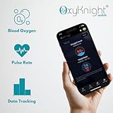 OxyKnight Watch - Overnight Sleep Monitor with App - High Resolution O2 Saturation and Heart Rate - Smart Notifications for Low Oxygen and Heart Rate