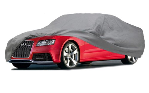 SBU 3 Layer All Weather Car Cover Compatible for Ferrari F-40 Vehicle Model Years 1987-1992 Breathable auto Protection