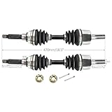 YC Yier Complete Front and Rear Drive Set CV Axle Kit Shaft Assembly & Differential Transmission & Front Rear Suspension Swing Arm Swingarm Kit & Reverse Gearbox for DIY 4WD ATV Buggy Go Kart