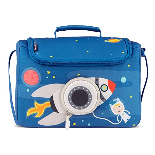 Tonies Listen & Play Bag - Secure Protection for your Toniebox, Headphones, Charging Station, and 6 Characters - Blast Off