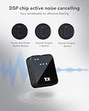 PQRQP 3 in 1 Microphone for iPhone/Android/Camera, Wireless Lavalier Microphone, 328ft Transmission, 18H Battery Life, Mini Microphone for Record Interview, Vlogs, YouTube, Tiktok