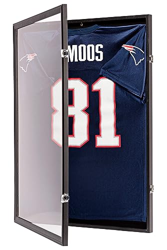 Jersey Frame Display Case – Sports Jersey Display Frame with 98% UV Protection for Football, Baseball, Basketball, Hockey, Soccer, Uniform & T-Shirt