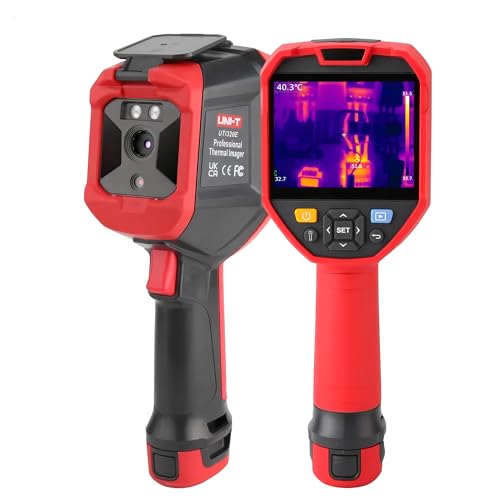 UNI-T Uni-Trend IR Camera UTi260E Infrared Thermal Imager High Resolution Handheld Thermal Imager PCB Circuit Floor Heating Detection,IR Resolution: 256x192 Frequency Frame: 25Hz(UTi260E)