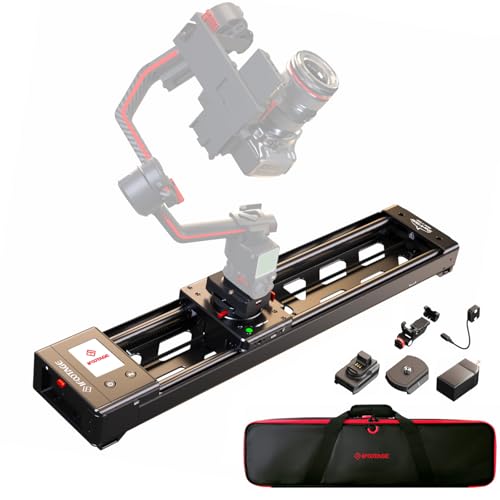 IFOOTAGE Shark Slider Nano II 660, 26" Multi-aixs Motorized Camera Slider with 6 Modes 360° Panoramic, Compatible with Phones/Cameras/DJI Gimbals, Payload 15.4lbs