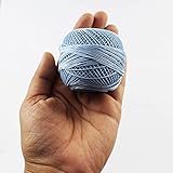 CraftyArt Cotton Crochet Thread Mercerized Tatting Thread Size 20 DIY Craft Embroidery Yarn Doilies Lacey Threads multicolor