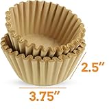 8-12 Cup Basket Coffee Filters (Natural Unbleached, 500)