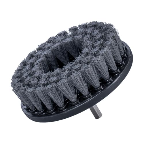 Chemical Guys ACC506 Light Duty Spinner Multi-Surface Drill Brush Attachment (Fits Any Standard Drill - Power Scrubber Removes Stains & Gently Cleans Upholstery, Fabric and Carpet), Gray