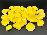 Rose Petals for Wedding Decoration, Bridal Toss, and Aisles, 10 cups, Freeze Dried, Use within 1 month (Yellow)