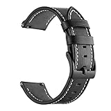 XLCZMYL 22mm Watch Strap For Zeblaze GTR 3 Pro/Ares 3 Pro/Vibe 7 Pro Leather Bracelet Watchband For Zeblaze Stratos 3 2 Wristband,Brown,For Zeblaze GTR 3 Pro