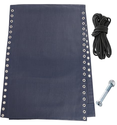 17" 19" 21" Wide Zero Gravity Chair Replacement Fabric, Repair Cloth with 4 Gravity Chair Replacement Cord Screws Kit, Zero Gravity Chair Accessories for Sling Patio Lawn Lounge Chair, Blue