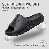 Cloud Slides for Women and Men, Platform Slides Slippers, Non-Slip Quick Drying Soft Lightweight Shower Shoes, Thick Sole Open Toe Slides Sandals for Indoor & Outdoor