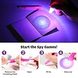 GIFTINBOX Invisible Ink Pen, 28PCS Spy Pen with UV Light for Kids, Birthday Party Favors for Kids 4-8 8-12, Classroom Prize for Students Magic Marker for Secret Message