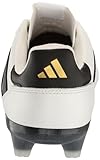 adidas Unisex Copa Icon Firm Ground Sneaker, White/Black/Gold Metallic, 8 US Men