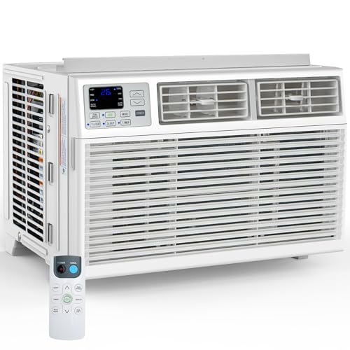 Electactic Window Air Conditioner, 14000 BTU Window AC Unit, Cooling Room 700sq.ft, Fast Cooling, 24H Timer,Dehumidifier Mo, Energy Saving, Remote Control for Living Room, Bedroom, Office
