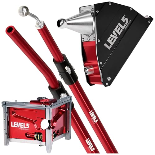 7-Inch Corner Applicator Box + 3-Inch Corner Finisher + Standard Handle - LEVEL5 | Pro-Grade | Angle Head Drywall Tool | 4-510