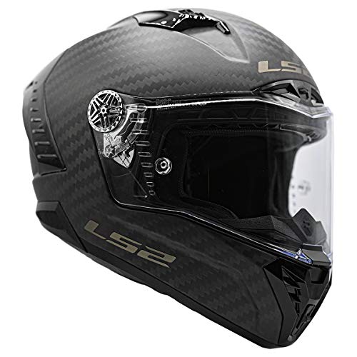LS2 Helmets Thunder Carbon Helmet (Carbon Fiber - X-Large)