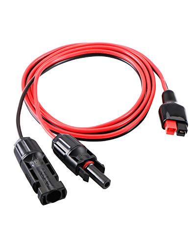 ALLPOWERS Solar Extension Cable with Female and Male Connector to Anderson Power Pole Port 1.5M 16AWG Solar Panels Kit Tools, Connector for Solar Panel to Portable Generator