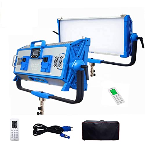 Yidoblo AI-3000C 300W RGBW LED Panel Lamp APP Control Soft LED Lamp 12 Photography Lighting Effects Set for Studio Video Film (Yidoblo AI-3000 C Blue)