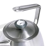 Made In Cookware - 2 QT Kettle - Stainless Steel - With Built-In Temperature Gauge - Includes Handle Sleeve - Induction Compatible