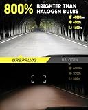 Ursprung 9005 9006 Fog Light Bulbs Combo, 60000LM 800% Super Brighter, 1:1 Mini Size with Cooling Fan, Truly Plug And Play, All-in-One, Pack of 4