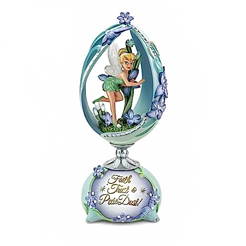 The Bradford Exchange Tinker Bell Faith Trust and Pixie Dust Enchanted Moments Peter Carl Fabergé-Style Figurine 7-inches