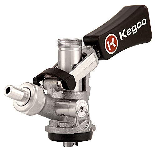 Kegco KC KTS98S-W Keg Beer Coupler, 1 Count (Pack of 1), Stainless Steel