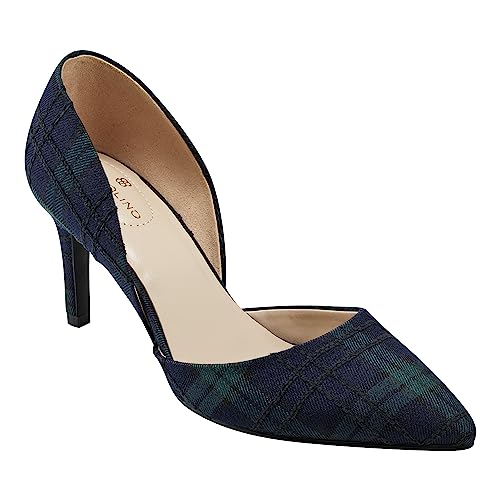 Bandolino Women's Grenow Pump, NavyPlaid403, 6.5