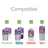 Litter Genie Refill Bags | Jumbo 6-Pack | Up to 24 months of supply in 6 cartridges | Ultimate Odor Control Cat Litter Bags