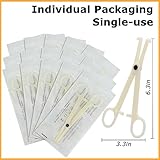 Disposable Piercing Clamps - TONBAO 25pcs Septum Clamps Body Piercing Clamps Plastic Septum Forceps Piercing Supplies Tools…