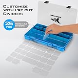 KastKing Bait Vault Camouflage Tackle Box, Plastic Tackle Trays, Fishing Tackle Box Storage Organizer with Removable Dividers, 4 Packs Lure Boxes Terminal Tackle Storage, Right Angle