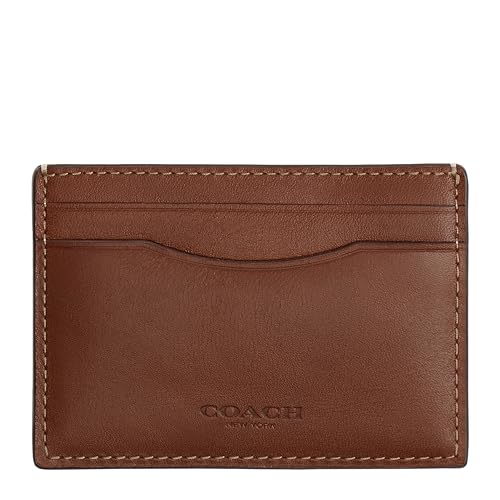 COACH Men's Money Clip Card Case, Redwood, One Size