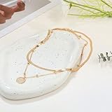 NEWITIN 69 Pieces Gold Jewelry Set for Women Fashion Costume Jewelry Gold Plated Necklace Bracelet Gold Earrings Set for Women