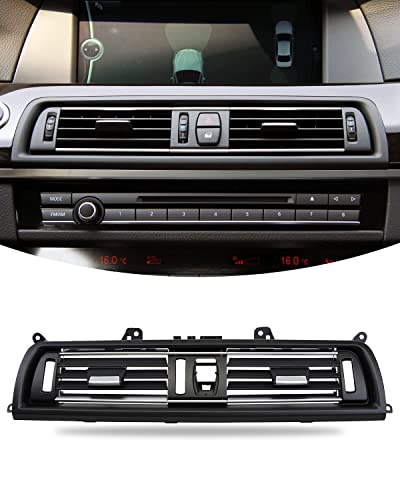 Upgraded Front AC Vent Replacement for BMW 5 Series F10 F11 520 523 525 528 530 535 550 2010-2016, Console Center AC Vent Panel Replacement Parts for BMW 6 Series F12 F13 630 635 640 645 650 2011-2018