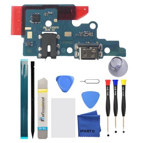 iParto Charging Port Replacement Kit for Samsung Galaxy A70 USB Flex Dock Connector Charging Flex Replacement for SM-A705U SM-A705F