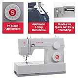 SINGER Heavy Duty 4423 High Speed Sewing Machine with Accessory Kit | Strong Motor With Enhanced Piercing Power, 97 Stitch Applications, Full Metal frame, 1-step Buttonhole & LED Light