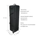 MagicLine Studio Equipment Trolley Case 52" x15''x13'', Rolling Camera Bag with Wheels, Tripod Light Stand Carry Case, Water-Resistant Photo Bag for Strobes, Light Stands, Tripods, Telescopes