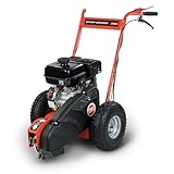 DR Stump Grinder PRO - Fast and Easy Stump Removal - Gas Powered OHV 9 HP Engine - Includes 8, 3 Sided Tungsten Carbide Tipped Grinding Teeth - Up to 3 Foot Wide Stump Removal - Easy-Rolling Tires