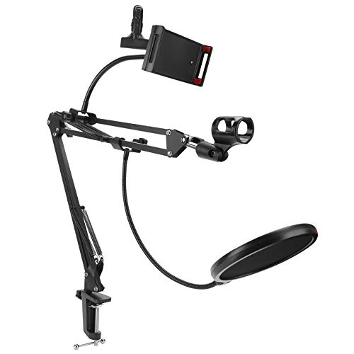 NB 35 Microphone Arm Stand Holder Set, Desktop Bracket, Excellent Quality Iron Material, Bearing 2KG Weight, for Home Karaoke Recording Studio