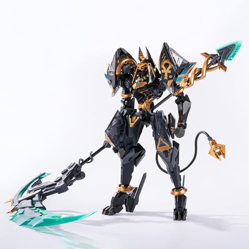 Pipigirl Mecha Removable Mech Action Figure, RB-12ah Anubis and Horus, Dual Shape, 8.26 inch Collectible Mecha Action Figures Kits