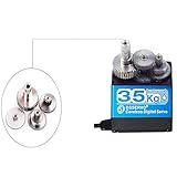 ZOSKAY 35kg high Torque Coreless Motor servo Metal Gear Digital and Stainless Steel Gear servo arduino servo for Robotic DIY,RC car (Control Angle 180°)