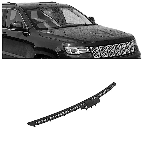 HECASA Defroster Grille Compatible with 2011-2023 Jeep Grand Cherokee (WK) / Dodge Durango Dash Heater Defroster Air Outlet Vent Grille Replacement for 7EH05DX9AA ABS Plastic Painted Black