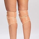 Queen Wear – Nude Latte Grip – Pole Dance Knee Pads – Perfect Woman Protection for Ballet Modern Dance and Indoor Sports (M)