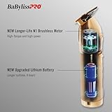 BaBylissPRO GOLDFX+ All Metal Lithium Trimmer