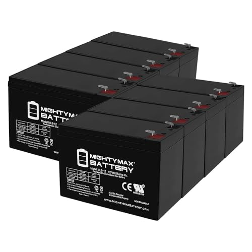 Mighty Max Battery 12V 9Ah PowerWare PWHR1234W2FR Replacement UPS Battery - 8 Pack